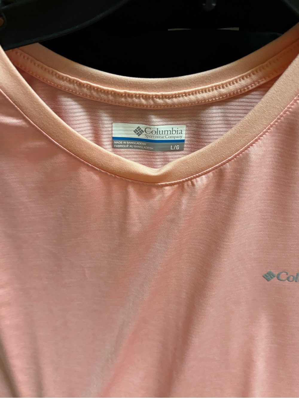 Columbia Peach/Pink Short Sleeve Active Tee - Picture 3 of 4